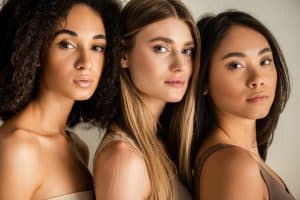 Woman in Beverly Hills prepares for upper and lower blepharoplasty (eyelid surgery)